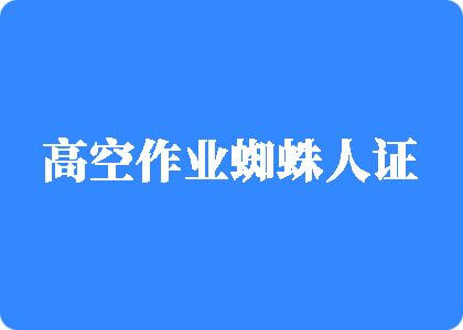 免费看黄色片男人大鸡巴操女人的大逼高空作业蜘蛛人证